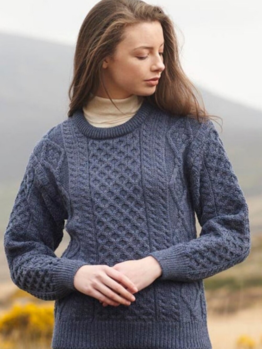 Irish Homecraft Naturally Oiled Wool Sweater Size XXL